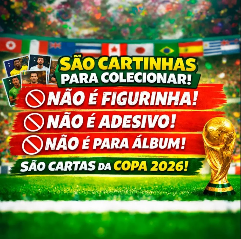 Imagem 2 de 5 do produto Figurinhas Copa do Mundo 2026 400 Figuras Cards Sortidas