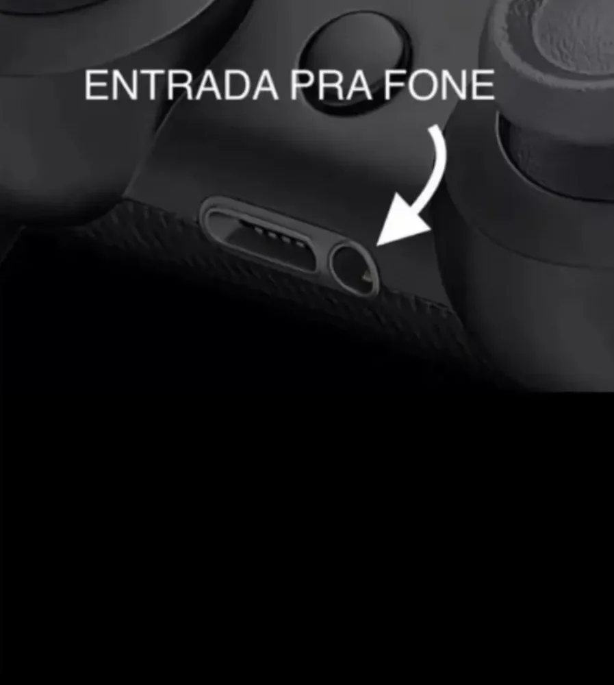 Imagem 4 de 4 do produto Controle Bluetooth Sem Fio Para Ps4 Gamer E PC Com Entrada P2