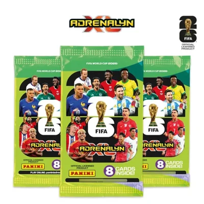 Figurinhas Copa do Mundo 2026 80 Figuras Cards Adrenalyn