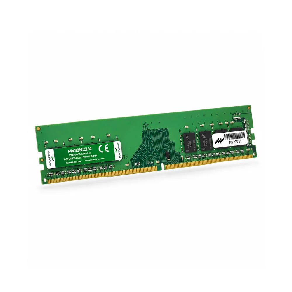 Memória Ram Para PC Macrovip Ddr4 4gb 3200mhz – Mv32n22/4