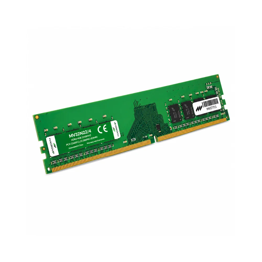 Imagem 2 de 5 do produto Memória Ram Para PC Macrovip Ddr4 4gb 3200mhz – Mv32n22/4
