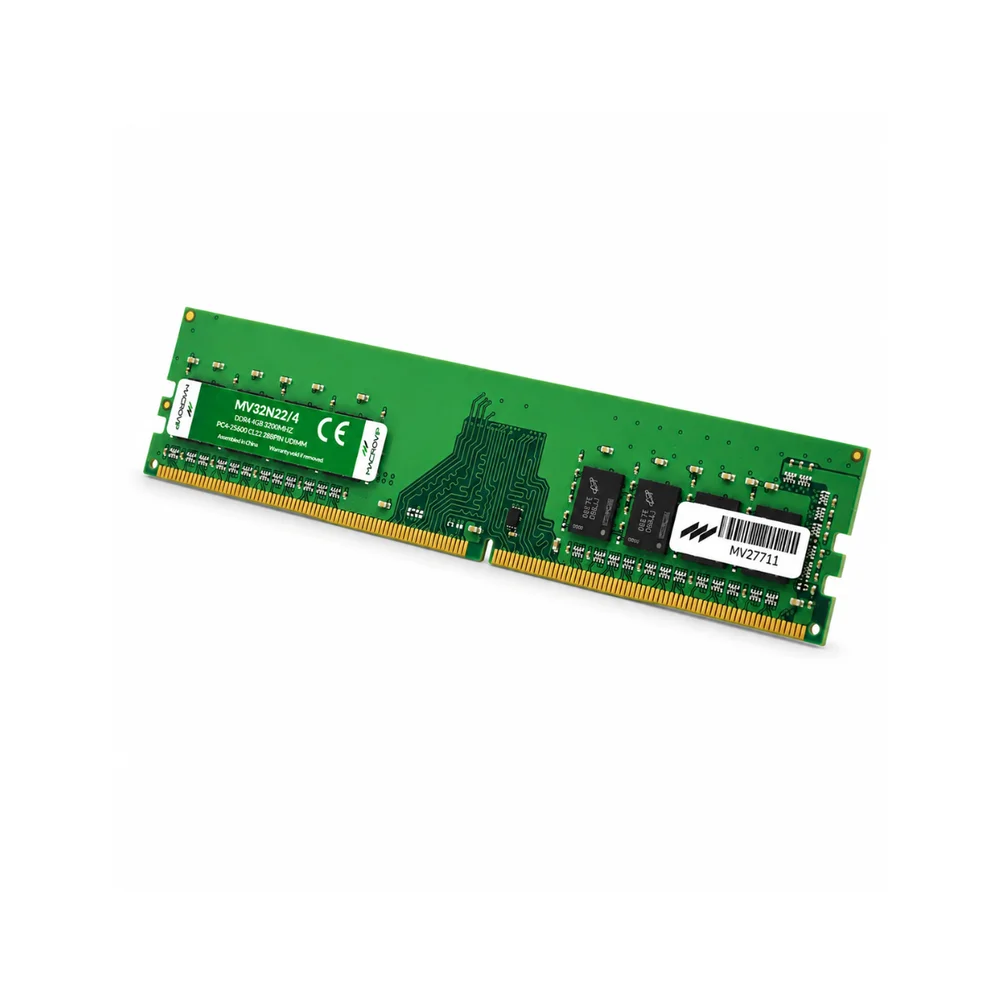 Imagem 3 de 5 do produto Memória Ram Para PC Macrovip Ddr4 4gb 3200mhz – Mv32n22/4