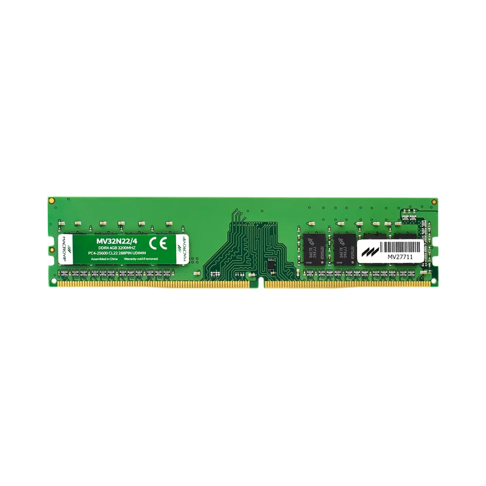 Imagem 5 de 5 do produto Memória Ram Para PC Macrovip Ddr4 4gb 3200mhz – Mv32n22/4