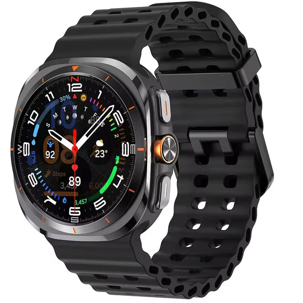 Smartwatch Smart Ultra Responde Whatsapp Chamadas Chatgpt Relógio Masculino Feminino Ultra Watch Série 11 Preto