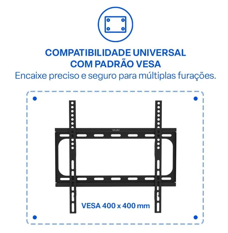 Imagem 2 de 5 do produto Suporte Para Tv Fixo De 23 A 60 Su103