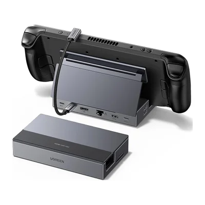 Dock Station Ugreen 9 Em 1 Steam Deck 4k 120hz Dp Pd 100w