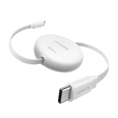 Cabo Usb-c Para Usb-c Retrátil Ugreen Nexode 100w 1 Metro