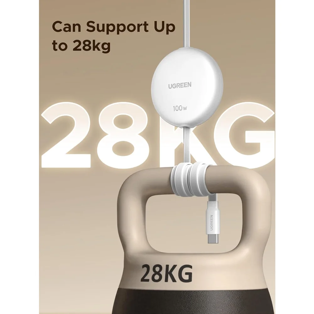 Imagem 5 de 5 do produto Cabo Usb-c Para Usb-c Retrátil Ugreen Nexode 100w 1 Metro