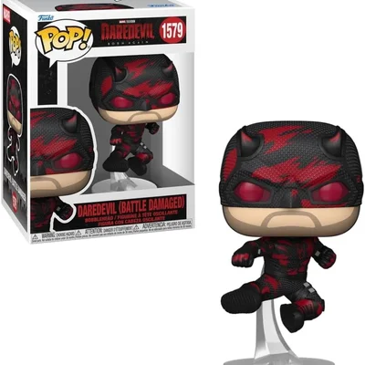Funko Pop Demolidor 1579 Traje Danificado Renascido Daredevil Born Again
