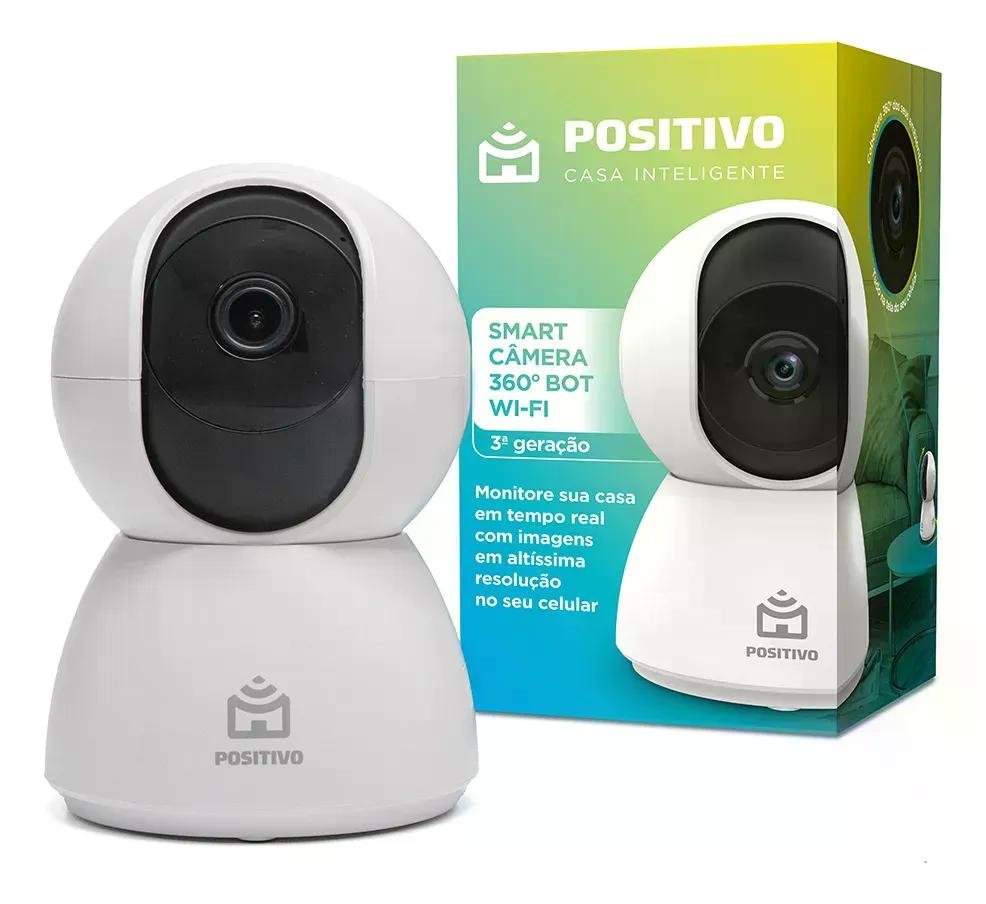 Smart Câmera Bot Wi-fi 360° Positivo Casa Inteligente 3º Geração