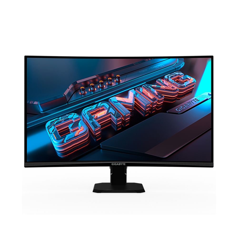 Monitor Gamer Gigabyte Gs27qca Sa1 27” 1440p Qhd 180hz Curvo Preto