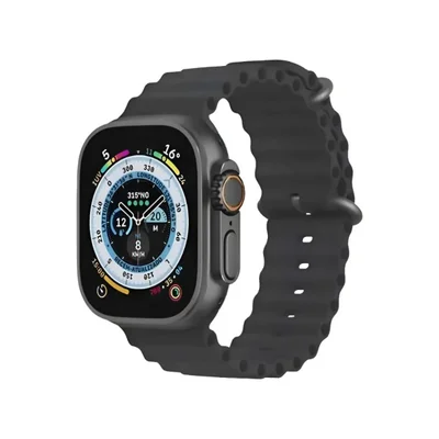 Relógio Smartwatch T900 Ultra 49mm Nfc + 2 Pulseiras Preto