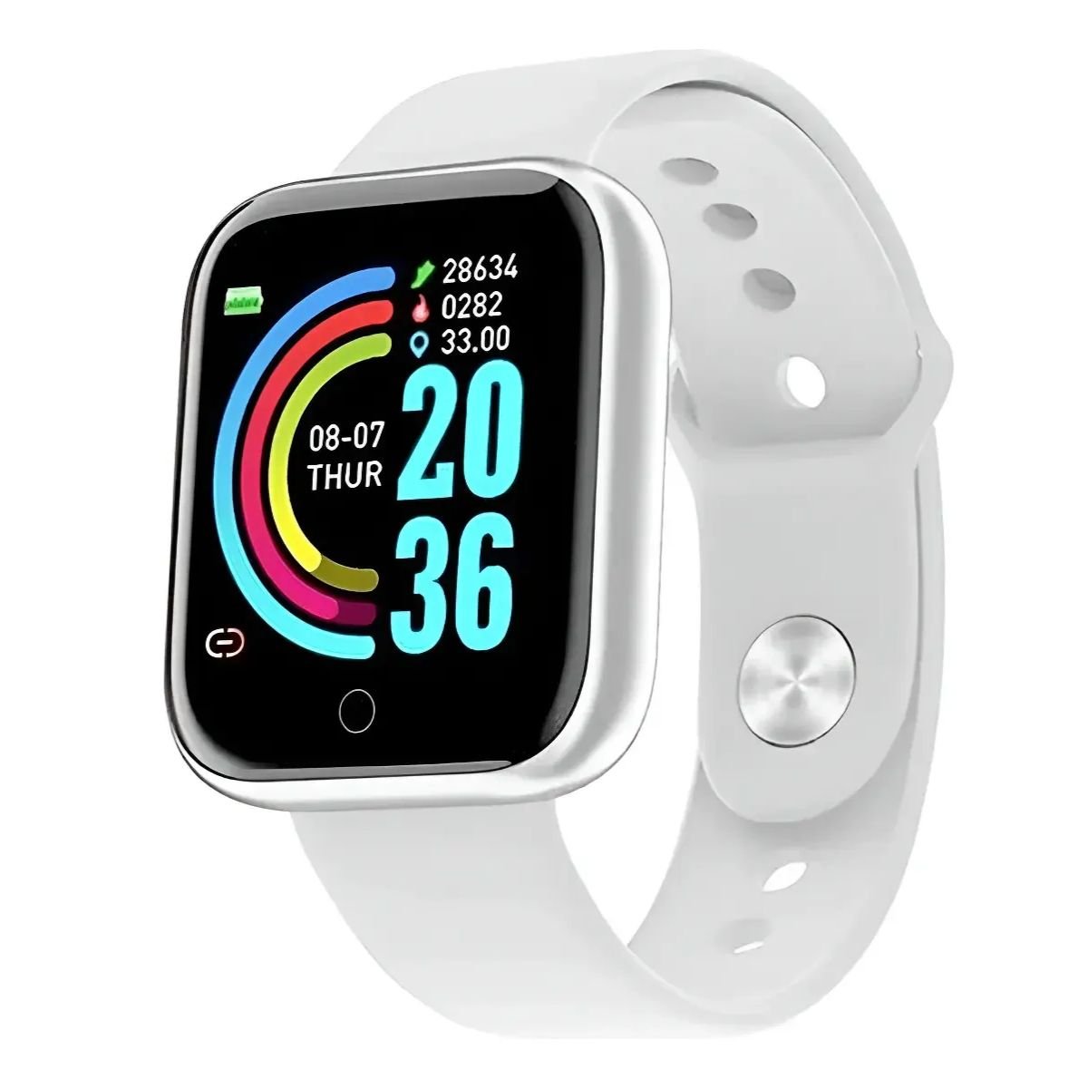 Relógio Smartwatch Sport D20 Pro Y68 Branco