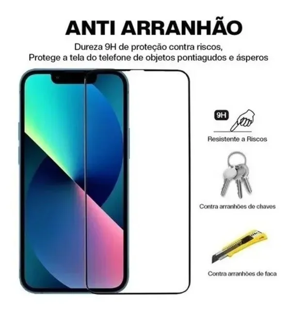 Imagem 2 de 5 do produto Película 3d De Vidro Temperado Para Motorola Moto G47 5g Xt2625-1