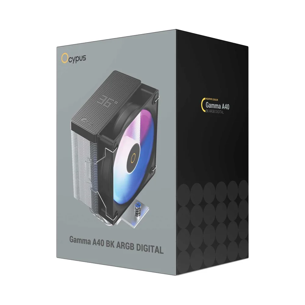 Air Cooler Ocypus Gamma A40 ARGB Visor Digital Amd Intel 8