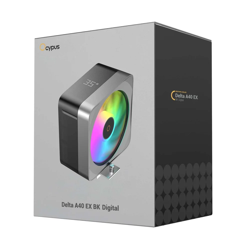 Air Cooler Ocypus Delta A40 Ex Visor Digital  ARGB Intel/amd 5