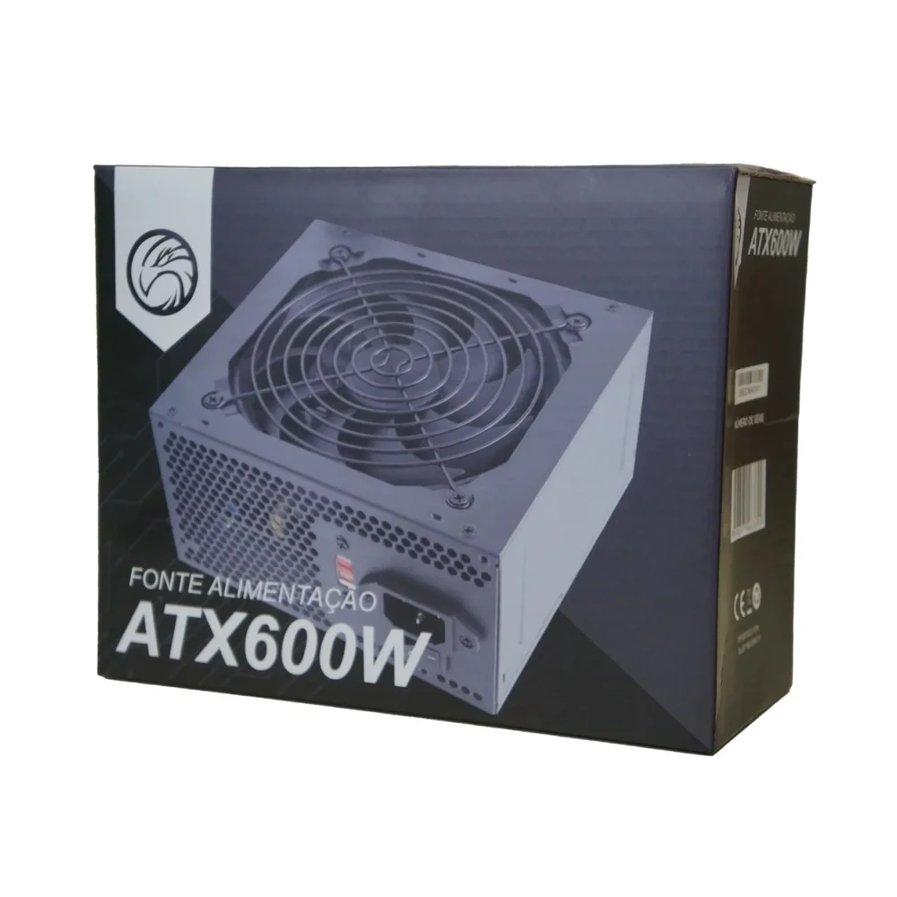 Imagem 4 de 4 do produto Fonte De Alimentação Para PC Brazil PC Bpc/6350 600w Preta 115v/230v