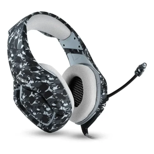 Imagem 4 de 4 do produto Fone Ouvido Headset Gamer Knup Camuflado = Onikuma Cor: Cinza