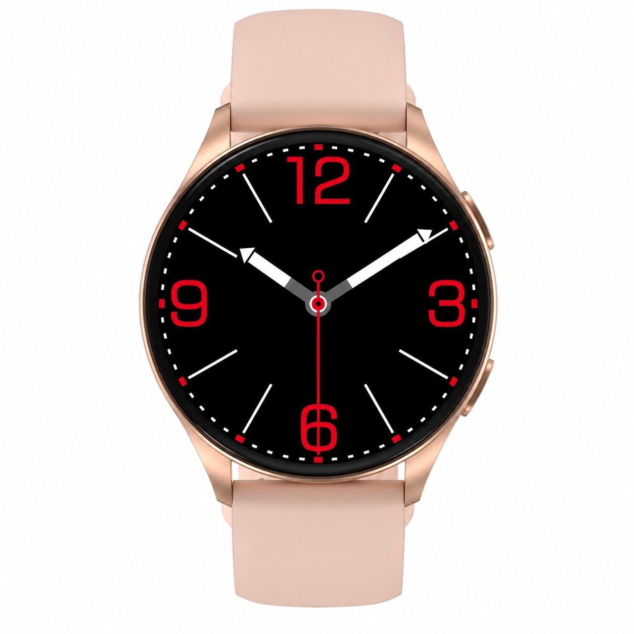 Smartwatch Blackview X20 Com Bluetooth, Notificações, Chamadas, Tela AmoLED Dourado Rosa + Pulseira