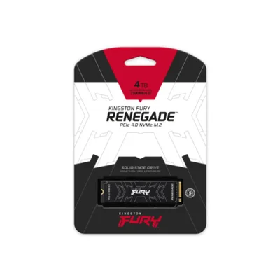 SSD Kingston Fury Renegade 4TB Sfyrd/4000g Preto Preto