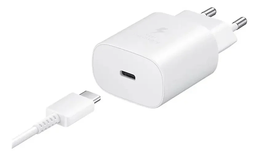 Imagem 5 de 5 do produto Carregador Turbo Samsung 25w Super Fast Charging Com Cabo Usb-c (tipo-c) Anatel Com Garantia De 6 Meses