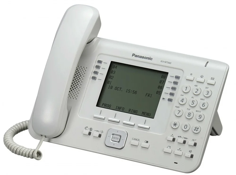 Imagem 2 de 2 do produto Aparelho Telefônico Ip S/ Fonte Kx-nt560x Branco - Panasonic