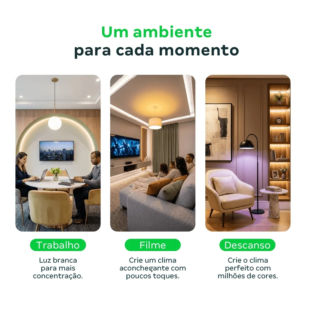 Imagem 3 de 5 do produto Lâmpada Inteligente LED Wi-fi Elw 1001 Intelbras