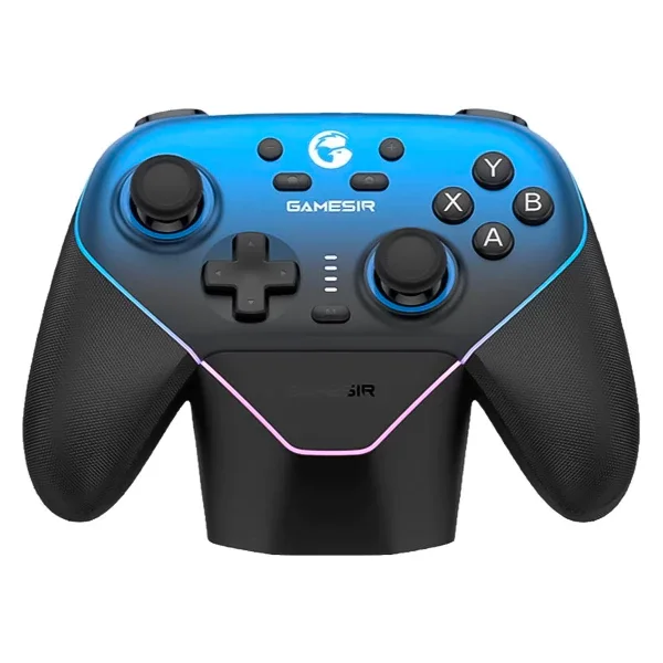 Controle Sem Fio Gamesir Super Nova T4n Pro Com Base De Carga – Azul