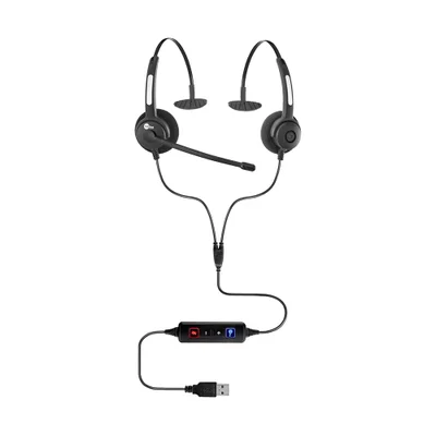 Kit Monitoramento Call Center Headset Usb Voip Htu-300
