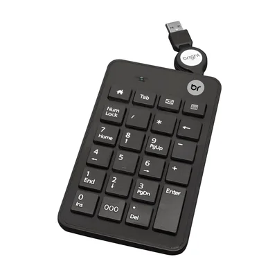Teclado Numerico Usb Com Fio Portatil PC Notebook