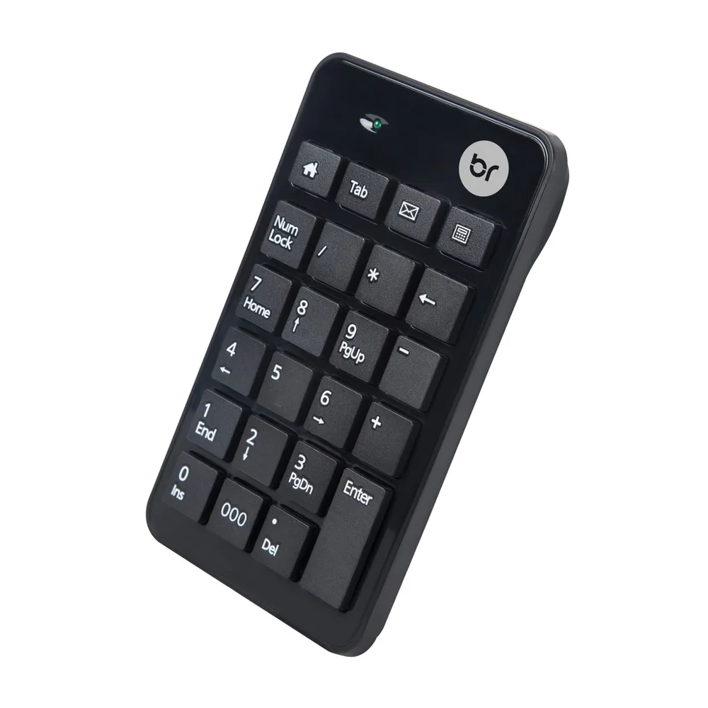 Imagem 4 de 5 do produto Teclado Numérico Conexão Usb Com Cabo Retrátil