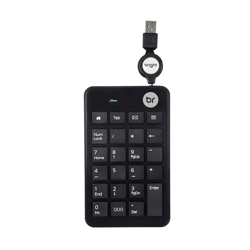 Imagem 3 de 5 do produto Mini Teclado Numérico Usb Com Fio Calculadora PC Notebook