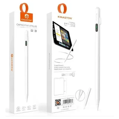 Caneta Digital Stylus Para Tela Touch, Capacitiva Com Ponta Fina