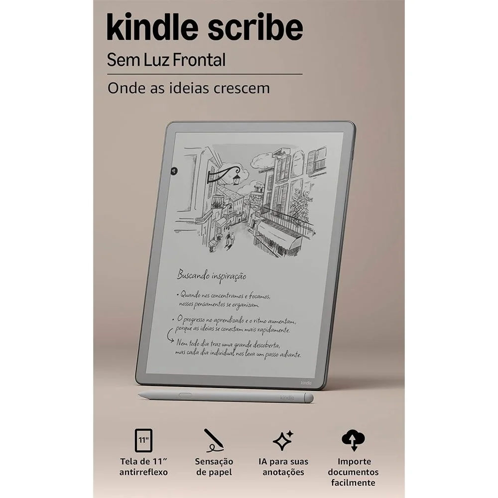 Kindle Scribe 16gb Com Tela De 11quot Na