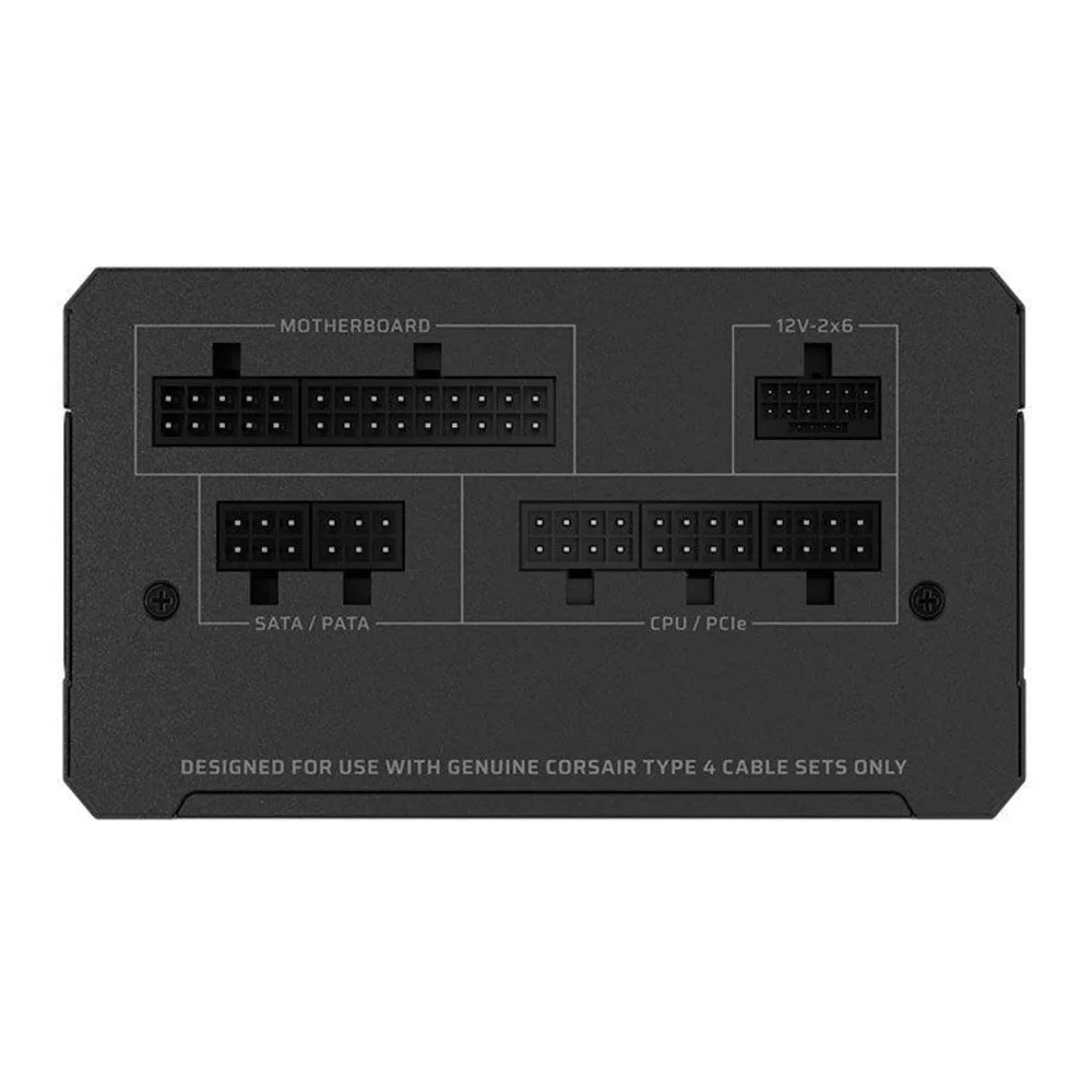 Fonte Corsair Rm850e, 850w, Cybenetics Gold, PCie 5.1, Full Modular, Preto, cp-9020296-br Fonte Corsair Rm850e, 850w, Cybenetics Gold, PCie 5.1, Full Modular, Preto, cp-9020296-br