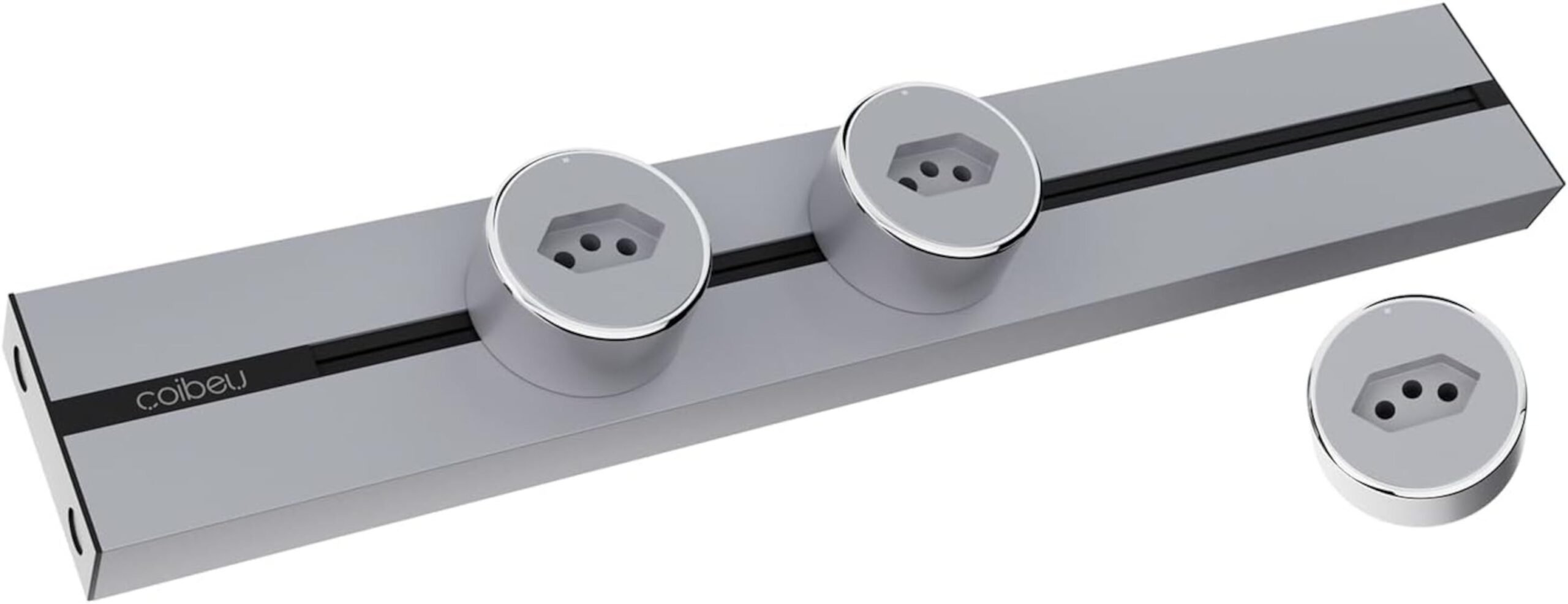 Tomadas Deslizantes Trilho De Energia Modular 8000w 32a Com 3 Tomadas Deslizantes – Extensão...