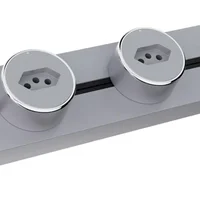 Tomadas Deslizantes Trilho De Energia Modular 8000w 32a Com 3 Tomadas Deslizantes – Extensão... 2