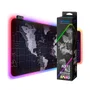 Mouse Pad Gamer Extra Grande Exbom Mapa Mundi Com LED Colorido 800x300x4mm Mp-LED3080c28