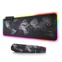 Mouse Pad Gamer Extra Grande Exbom Mapa Mundi Com LED Colorido 800x300x4mm Mp-LED3080c28