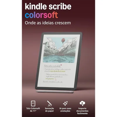 Kindle Scribe Colorsoft 64gb Com Tela Colorida De