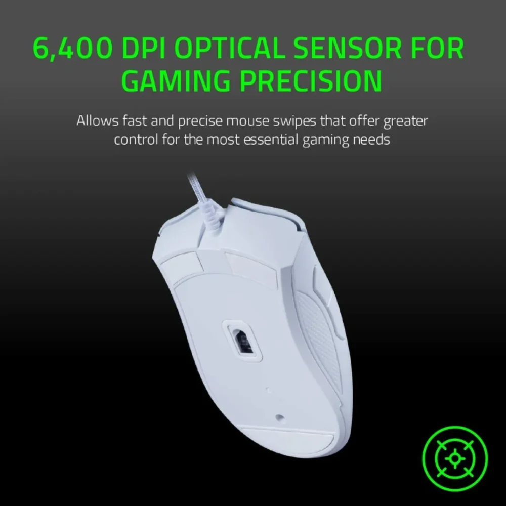 Imagem 3 de 5 do produto Mouse Gamer Razer Deathadder Essential Ergonomico 6.400 Bran