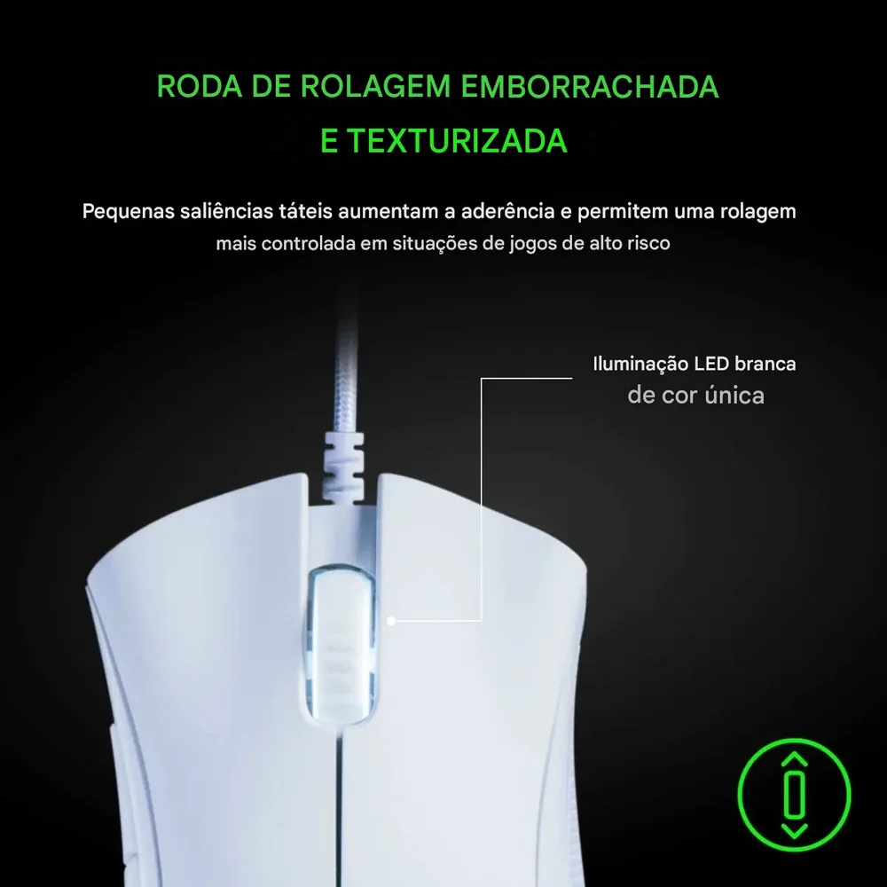 Imagem 4 de 5 do produto Mouse Gamer Razer Deathadder Essential Ergonomico 6.400 Bran
