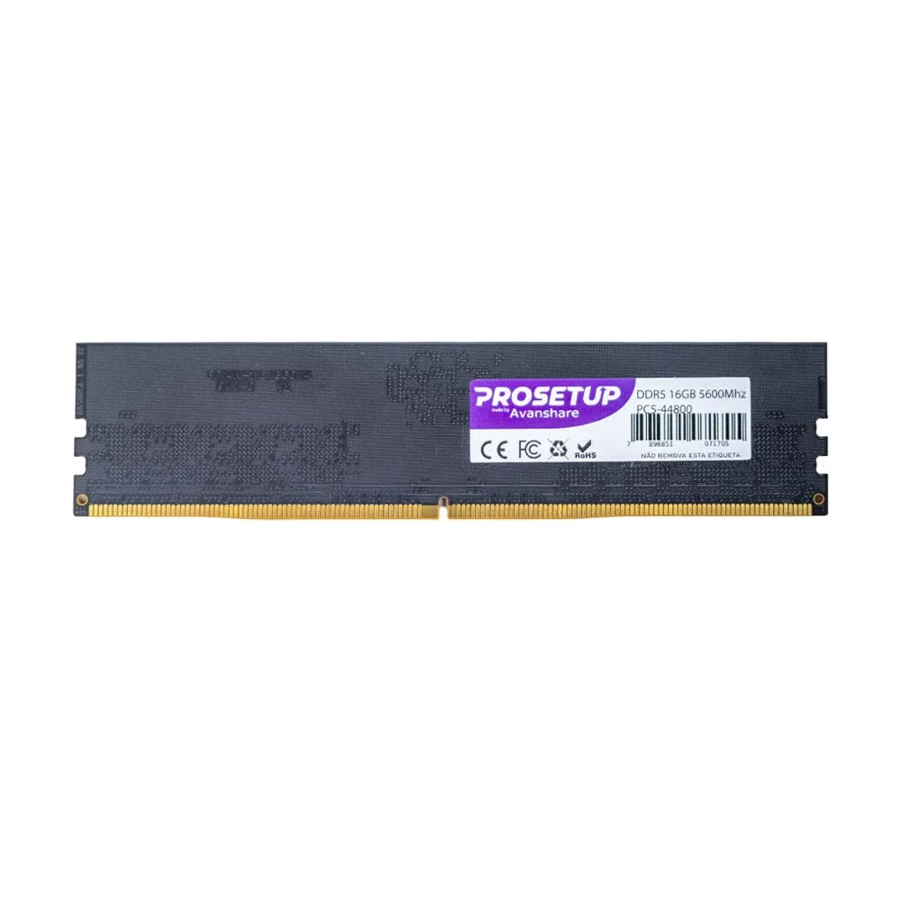 Memoria Para Desktop Ddr5 16gb 5600mhz PC5 44800 Prosetup  Avanshare