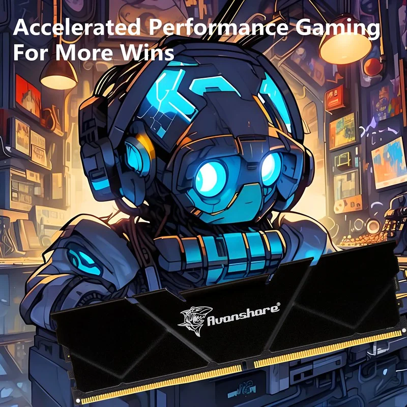 Imagem 3 de 4 do produto Memoria Para Desktop Ddr5 16gb 5600mhz PC5 44800 Com Dissipador Prosetup Avanshare