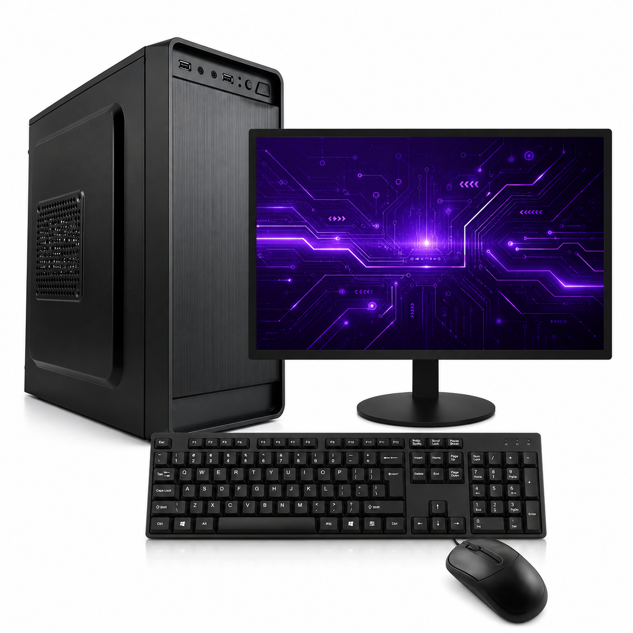 Computador PC Completo Intel i5 4° 16gb SSD 240GB Monitor 19
