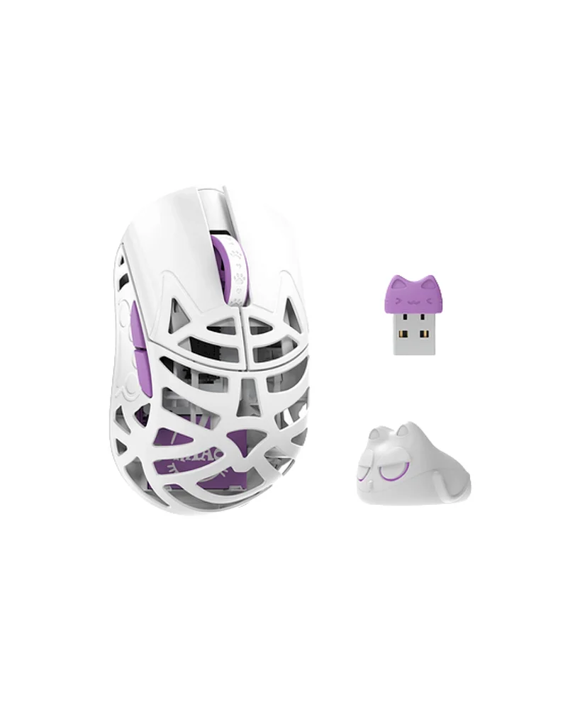 Imagem 1 de 2 do produto Mouse Wlmouse Beast Miao Cor:branco