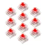 Kit 10 Switch Red Para Teclado Mecânico Outemu Padrão Mx Vermelho Linear Reposição Hot Swap