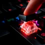 Kit 10 Switch Red Para Teclado Mecânico Outemu Padrão Mx Vermelho Linear Reposição Hot Swap