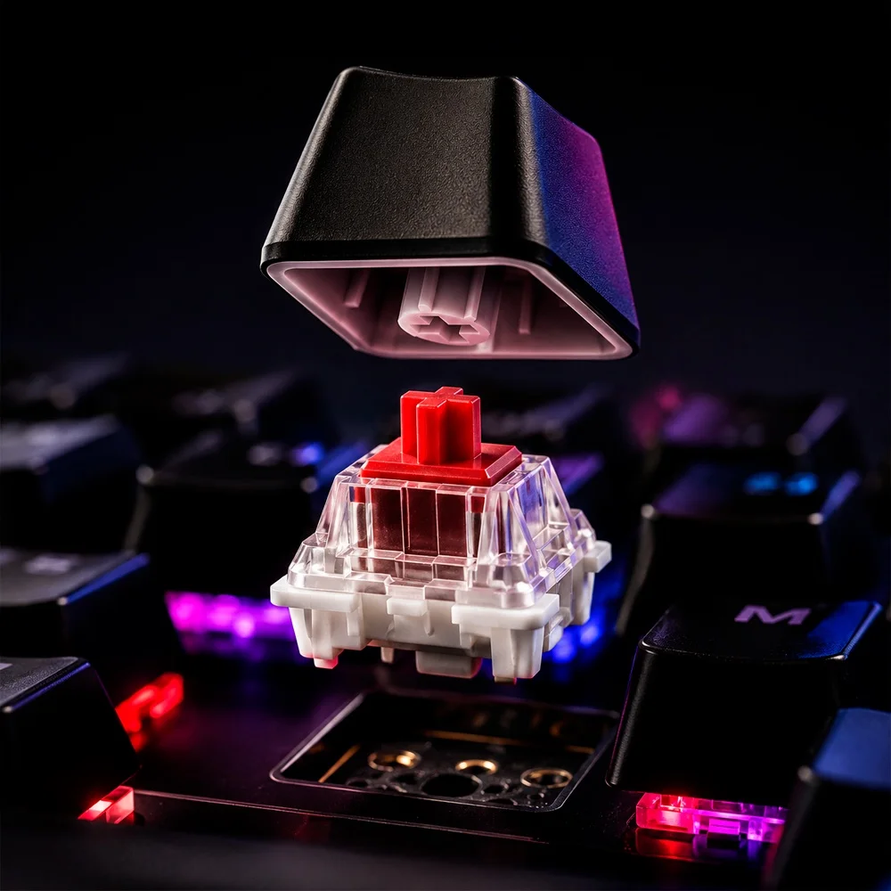 Imagem 5 de 5 do produto Kit 5 Switch Red Para Teclado Mecânico Outemu Padrão Mx Vermelho Linear Reposição Hot Swap