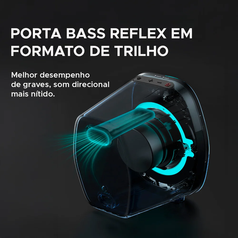 Imagem 5 de 5 do produto Caixa De Som Para PC E Notebook 4w Rms, Bluetooth Para Escritório E Setup Gamer - G1000II Branca